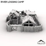 Tabletop Terrain Terrain River Logging Camp