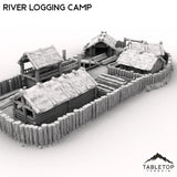 Tabletop Terrain Terrain River Logging Camp