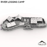 Tabletop Terrain Terrain River Logging Camp