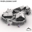Tabletop Terrain Terrain River Logging Camp
