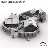 Tabletop Terrain Terrain River Logging Camp