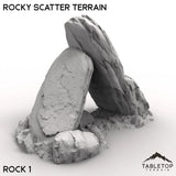 Tabletop Terrain Terrain Rock 1 / 32mm Rocky Scatter Terrain