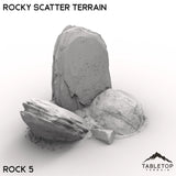 Tabletop Terrain Terrain Rock 5 / 32mm Rocky Scatter Terrain