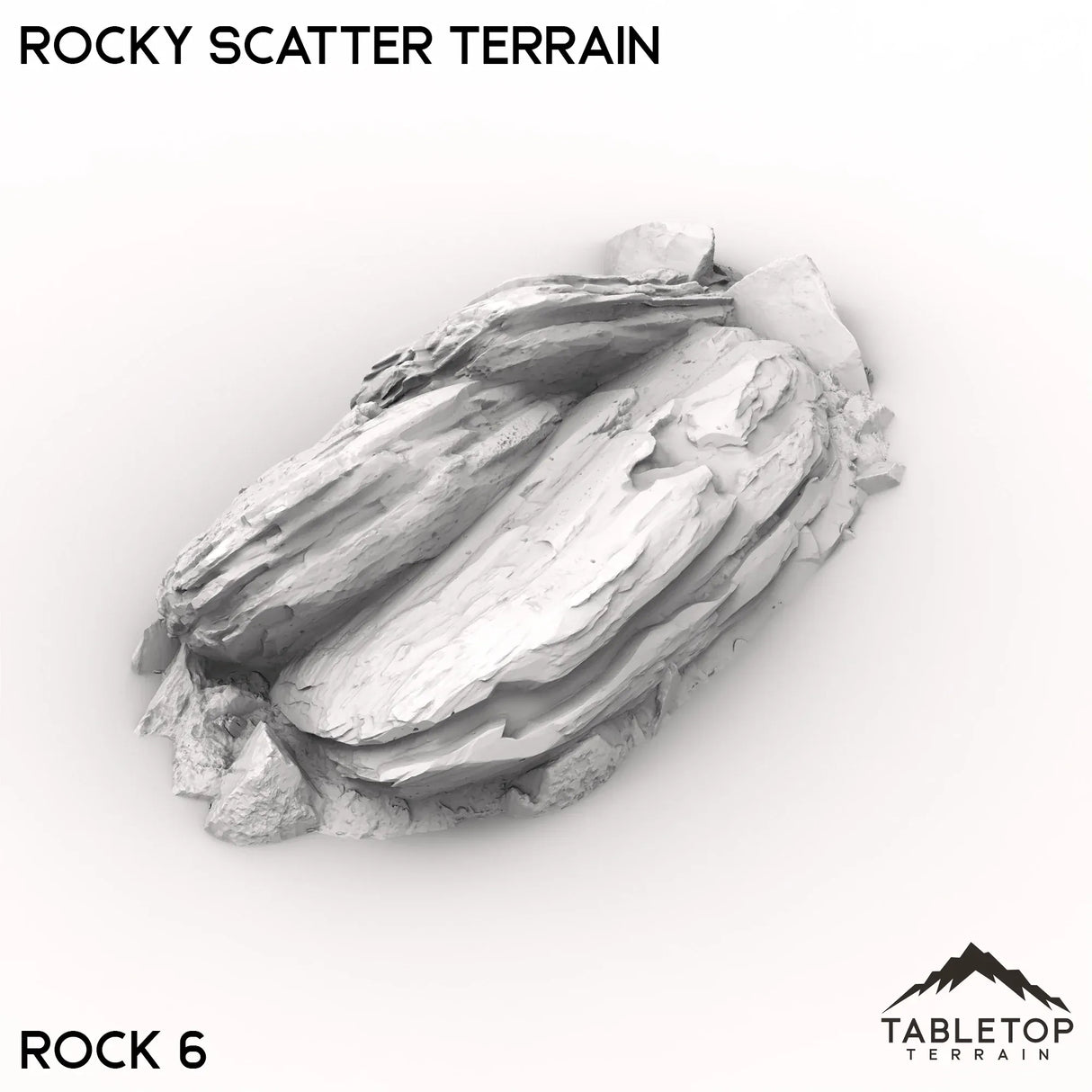 Tabletop Terrain Terrain Rock 6 / 32mm Rocky Scatter Terrain