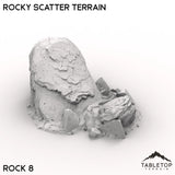 Tabletop Terrain Terrain Rock 8 / 32mm Rocky Scatter Terrain