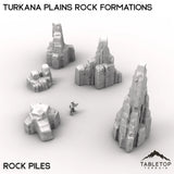 Tabletop Terrain Terrain Rock Piles Turkana Plains Rock Formations
