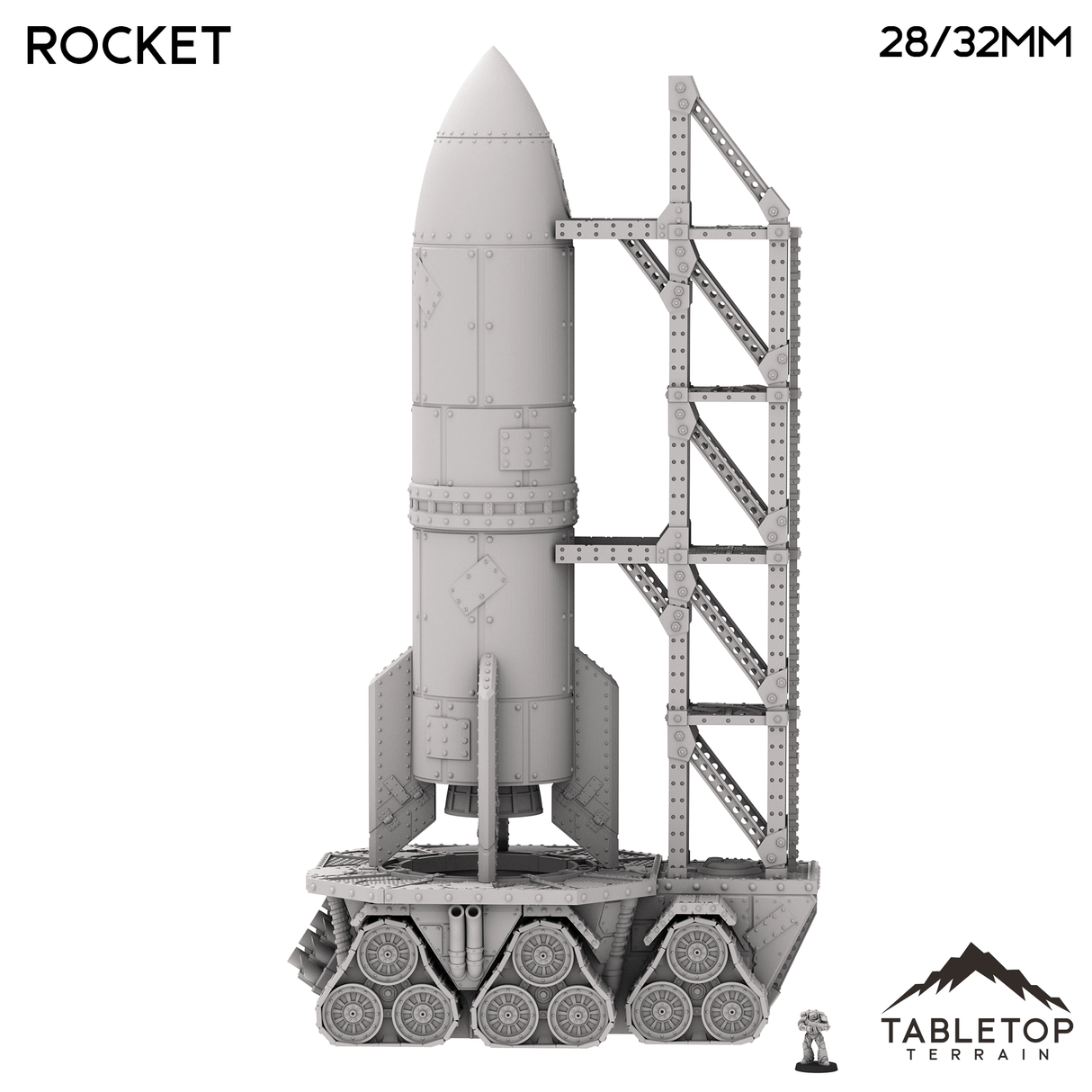 Tabletop Terrain Terrain Rocket - Warpzel-1A Orc Space Program