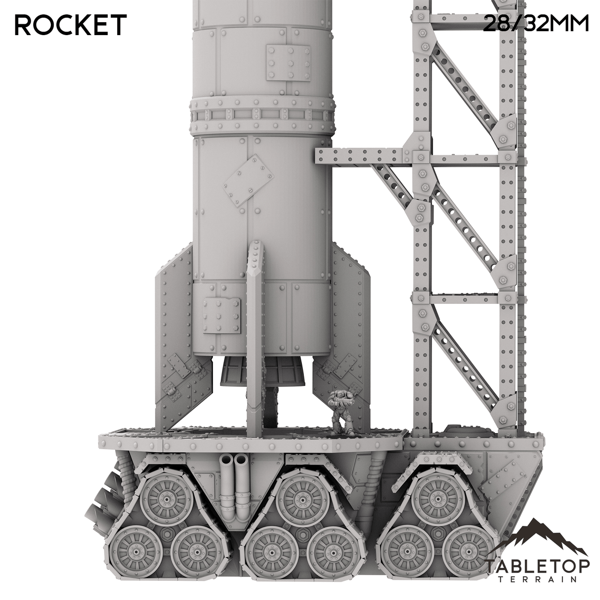 Tabletop Terrain Terrain Rocket - Warpzel-1A Orc Space Program