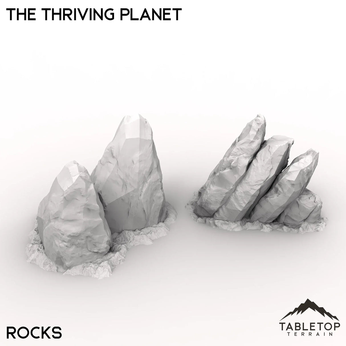 Tabletop Terrain Terrain Rocks / 28/32mm The Thriving Planet