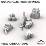 Tabletop Terrain Terrain Rocks with Platforms Turkana Plains Rock Formations