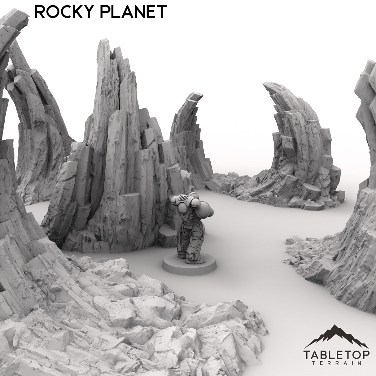 Tabletop Terrain Terrain Rocky Planet