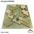 Tabletop Terrain Terrain Rolling Hills #1 Compatible Map Hill Sets - Atlean Steppes