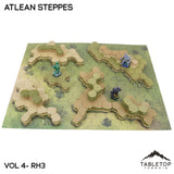 Tabletop Terrain Terrain Rolling Hills #3 Compatible Map Hill Sets - Atlean Steppes