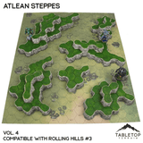 Tabletop Terrain Terrain Rolling Hills #3 Compatible Map Hill Sets - Atlean Steppes