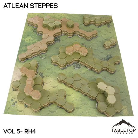 Tabletop Terrain Terrain Rolling Hills #4 Compatible Map Hill Sets - Atlean Steppes