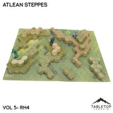 Tabletop Terrain Terrain Rolling Hills #4 Compatible Map Hill Sets - Atlean Steppes