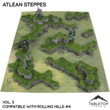 Tabletop Terrain Terrain Rolling Hills #4 Compatible Map Hill Sets - Atlean Steppes