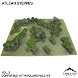 Tabletop Terrain Terrain Rolling Hills #4 Compatible Map Hill Sets - Atlean Steppes