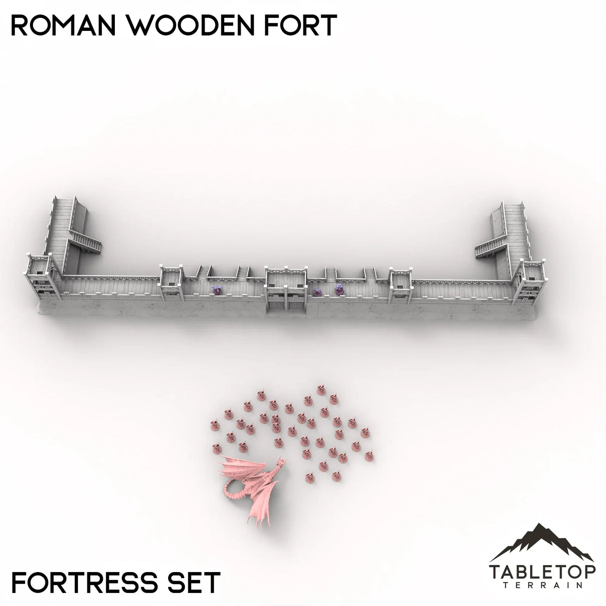 Tabletop Terrain Terrain Roman Wooden Fort