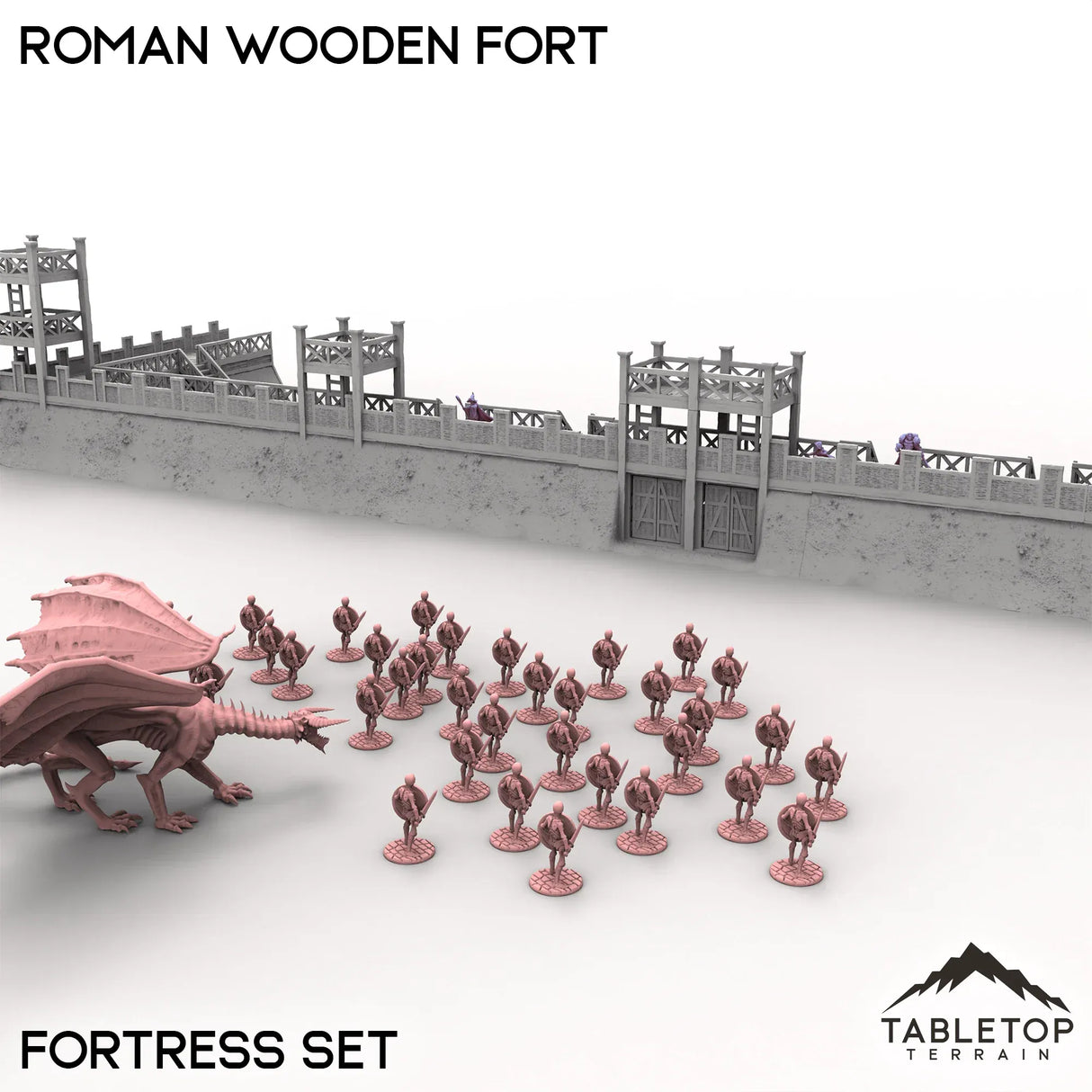 Tabletop Terrain Terrain Roman Wooden Fort