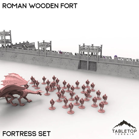 Tabletop Terrain Terrain Roman Wooden Fort