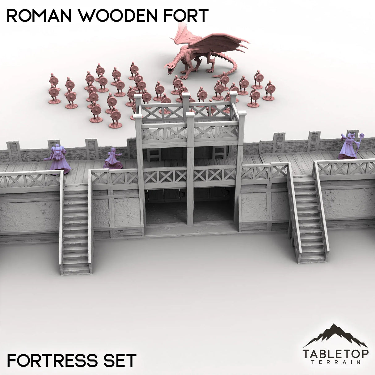 Tabletop Terrain Terrain Roman Wooden Fort