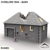 Tabletop Terrain Terrain Ruined / 32mm Overlord 1944 - Barn