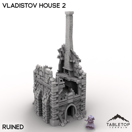 Tabletop Terrain Terrain Ruined / 32mm Vladistov House 2