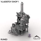 Tabletop Terrain Terrain Ruined / 32mm Vladistov Shop 1