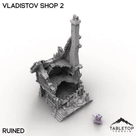 Tabletop Terrain Terrain Ruined / 32mm Vladistov Shop 2