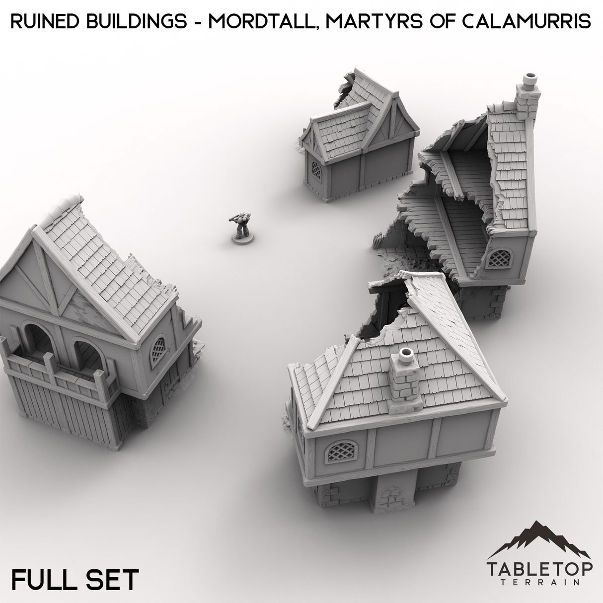 Tabletop Terrain Terrain Ruined Buildings - Mordtall, Martyrs of Calamurris