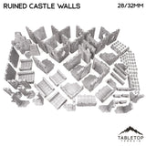 Tabletop Terrain Terrain Ruined Castle Walls - Demon Gate