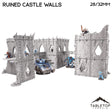 Tabletop Terrain Terrain Ruined Castle Walls - Demon Gate