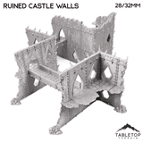 Tabletop Terrain Terrain Ruined Castle Walls - Demon Gate