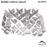 Tabletop Terrain Terrain Ruined Castle Walls - Demon Gate