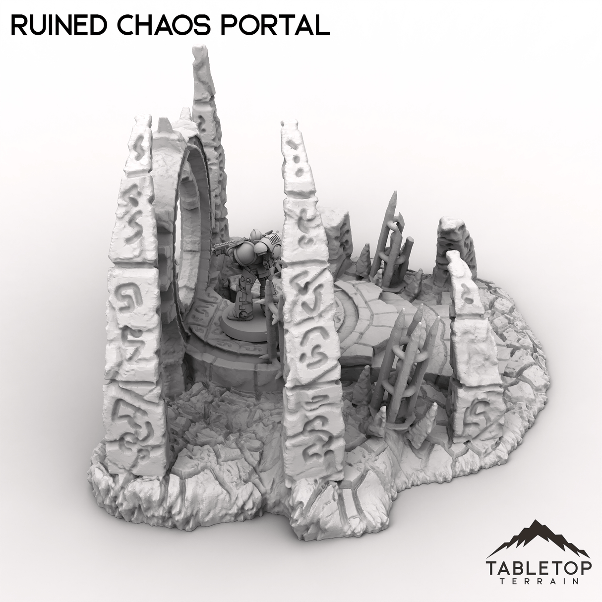 Tabletop Terrain Terrain Ruined Chaos Portal