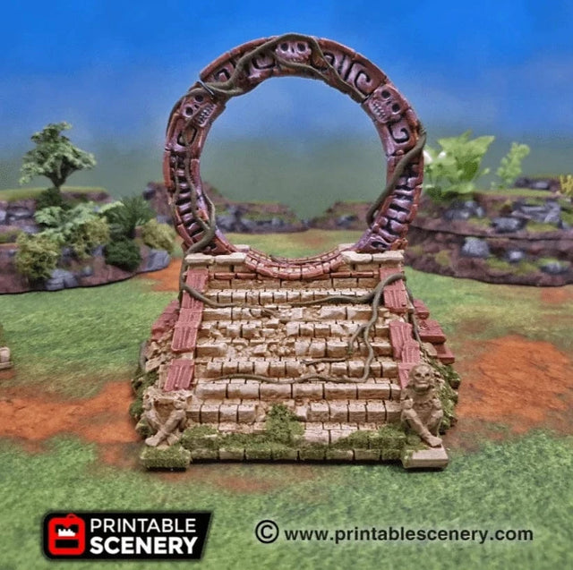 Tabletop Terrain Terrain Ruined Cosmic Gate 32mm Cosmic Gate - Fantasy Terrain
