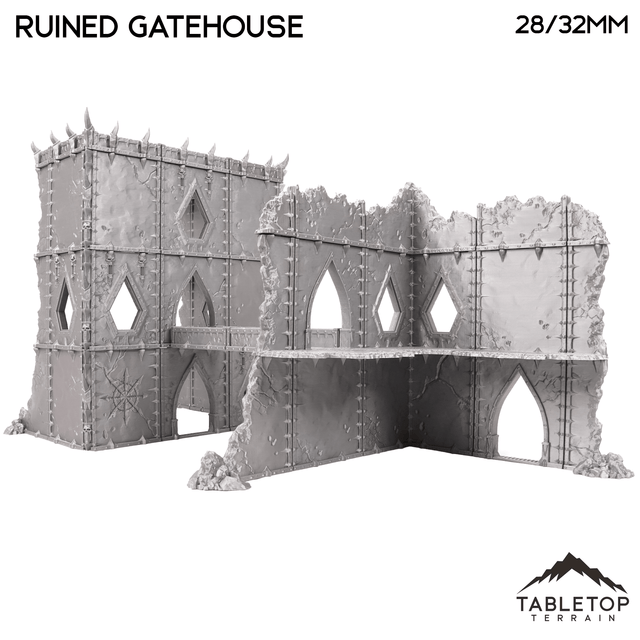 Tabletop Terrain Terrain Ruined Gatehouse - Demon Gate