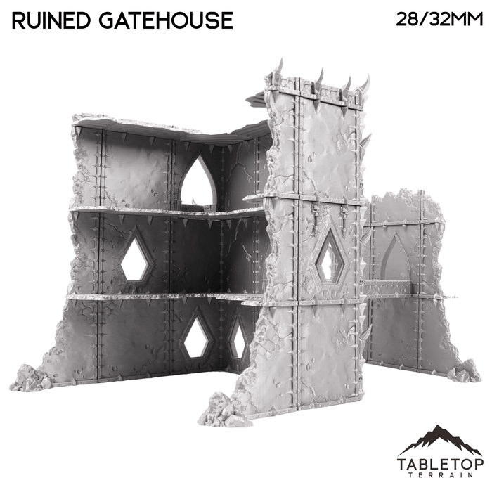 Tabletop Terrain Terrain Ruined Gatehouse - Demon Gate