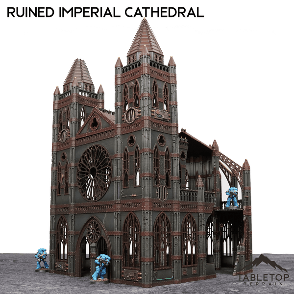 Tabletop Terrain Terrain Ruined Imperial Cathedral