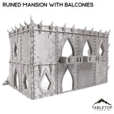 Tabletop Terrain Terrain Ruined Mansion with Balconies - Demon Gate