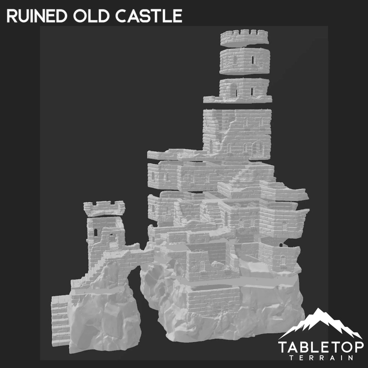 Tabletop Terrain Terrain Ruined Old Castle