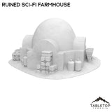 Tabletop Terrain Terrain Ruined Sci-Fi Farmhouse