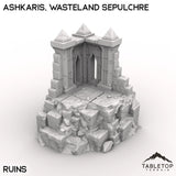 Tabletop Terrain Terrain Ruins / 28/32mm Ashkaris, Wasteland Sepulchre