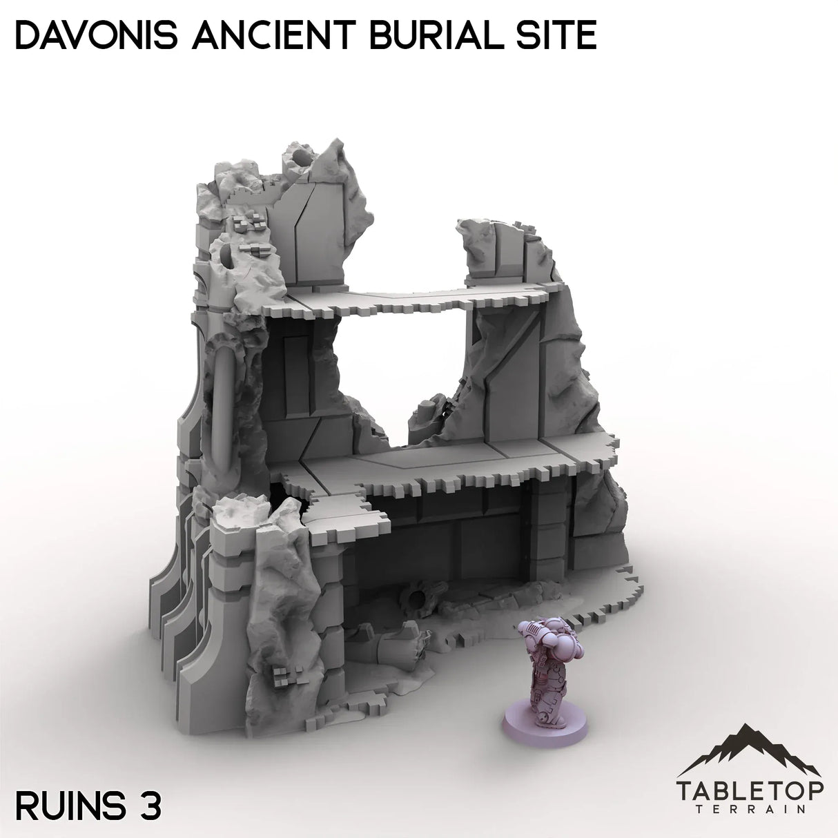 Tabletop Terrain Terrain Ruins 3 / 28/32mm Davonis Ancient Burial Site