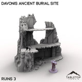 Tabletop Terrain Terrain Ruins 3 / 28/32mm Davonis Ancient Burial Site