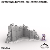 Tabletop Terrain Terrain Ruins A / 28/32mm Kumbernold Prime, Concrete Citadel