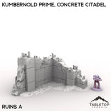 Tabletop Terrain Terrain Ruins A / 28/32mm Kumbernold Prime, Concrete Citadel
