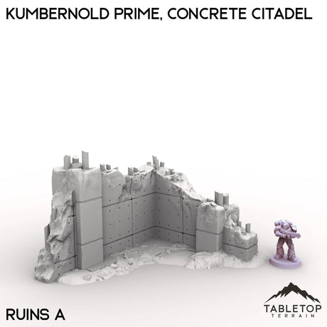 Tabletop Terrain Terrain Ruins A / 28/32mm Kumbernold Prime, Concrete Citadel