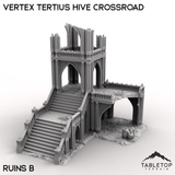 Tabletop Terrain Terrain Ruins B / 28/32mm Vertex Tertius Hive Crossroad